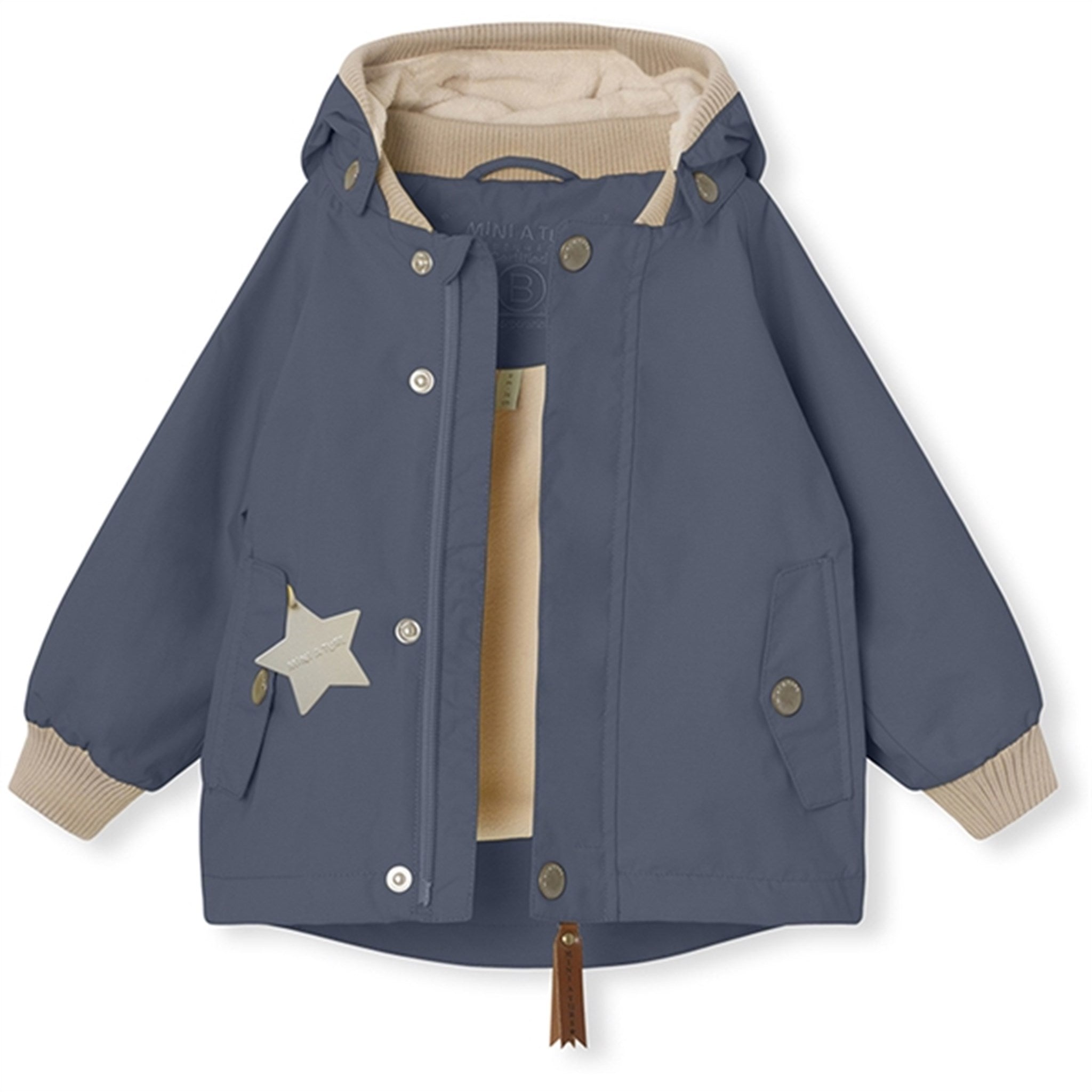 MINI A TURE WALLY Spring Jacket w/Fleece Lining Ombre Blue 2