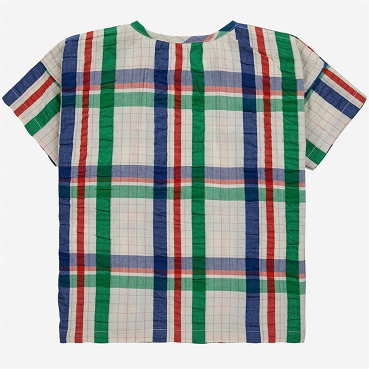 Bobo Choses Baby Madras Checks Woven Shirt Short Sleeve Multicolor 7
