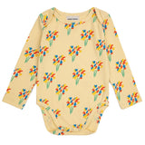 Bobo Choses Baby Fireworks All Over Body Long Sleeve Light Yellow