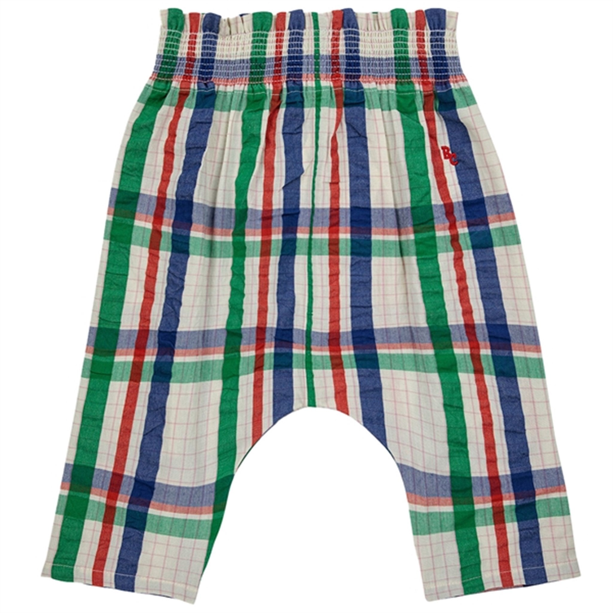 Bobo Choses Baby Madras Checks Woven Harem Baggy Pants Multicolor