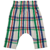 Bobo Choses Baby Madras Checks Woven Harem Baggy Pants Multicolor