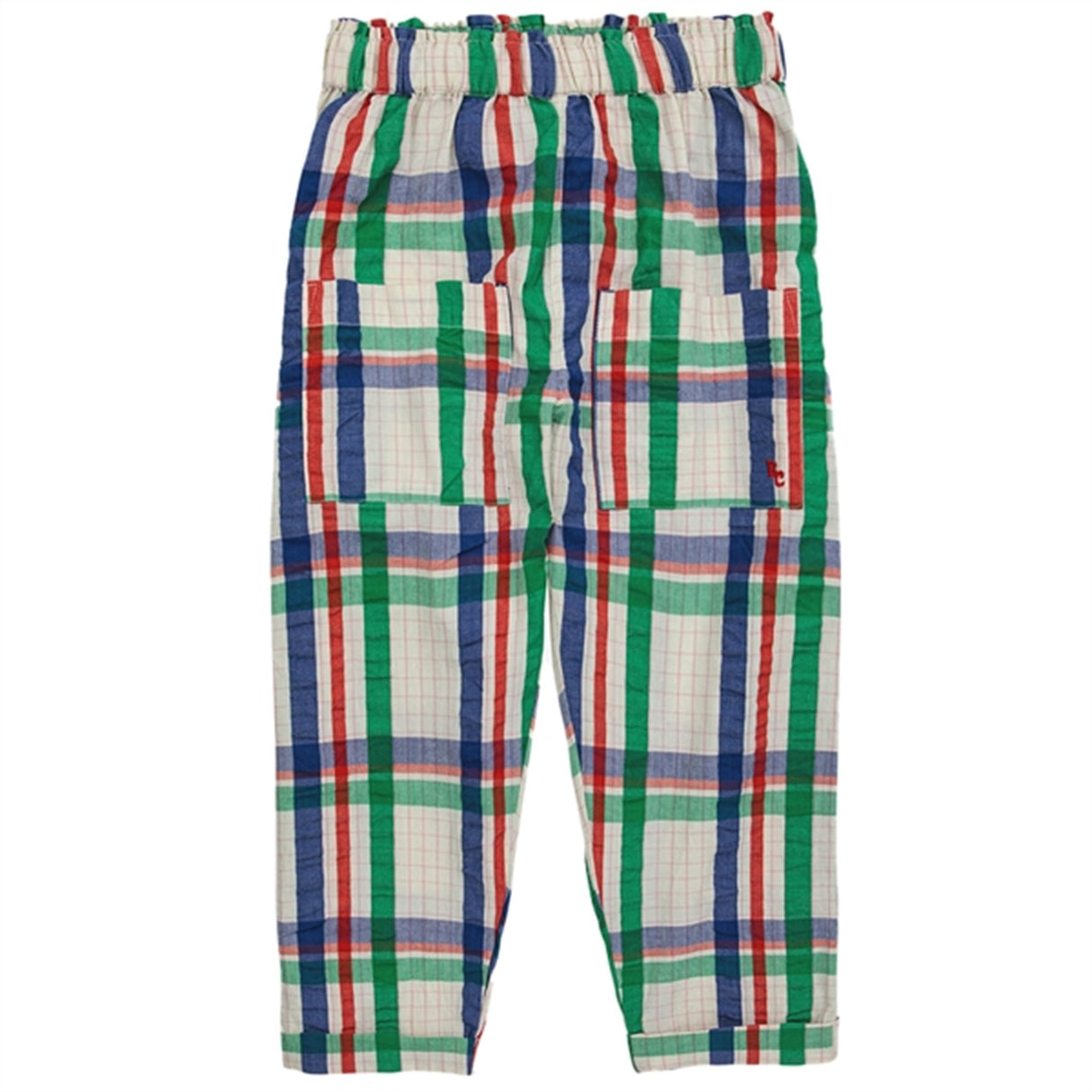 Bobo Choses Madras Checks Woven Pants Baggy Multicolor