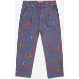 Bobo Choses Masks All Over Chino Pants Prussian Blue