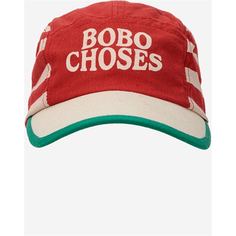Bobo Choses Bobo Choses Red Stripes Cap Red