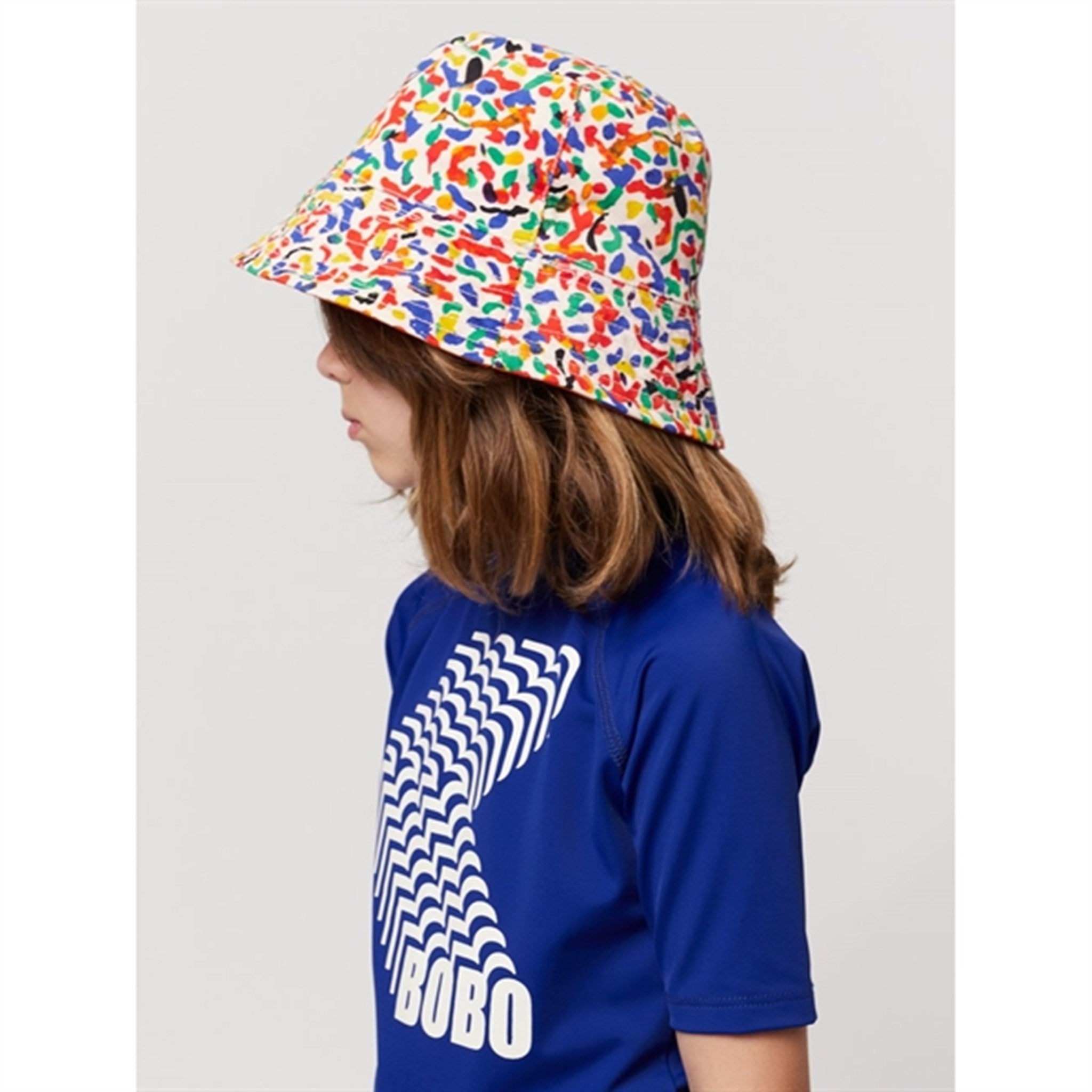 Bobo Choses Confetti All Over Reversible Hat Multicolor 6