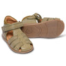 Pom Pom Starter Sandal Velcro Dusty Olive