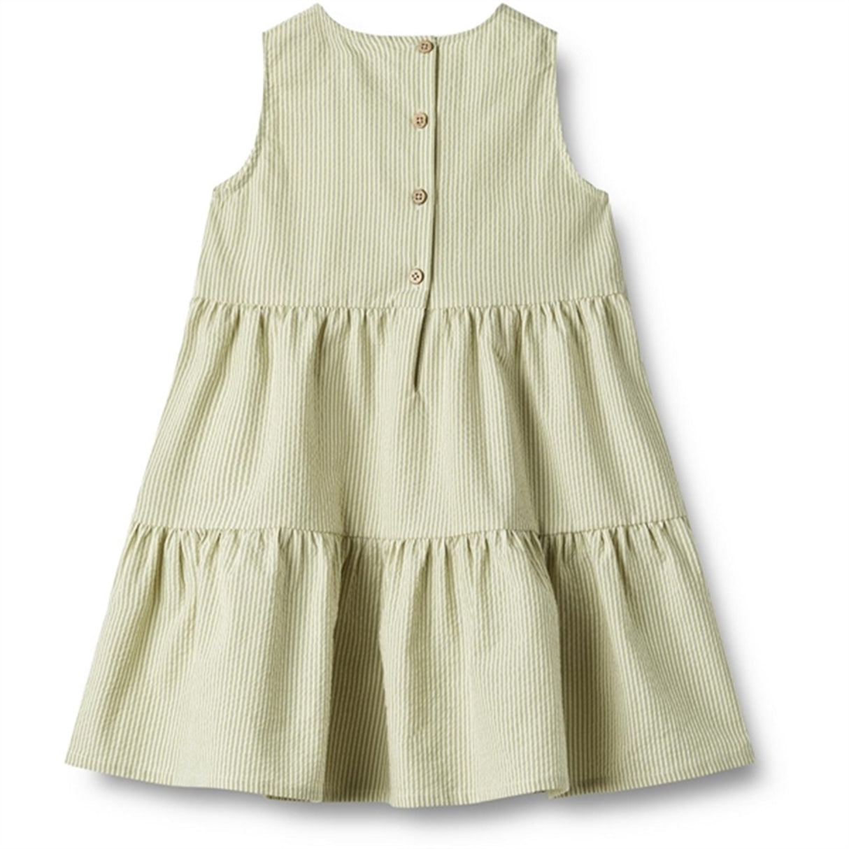 Wheat Green Stripe Dress Luise 2