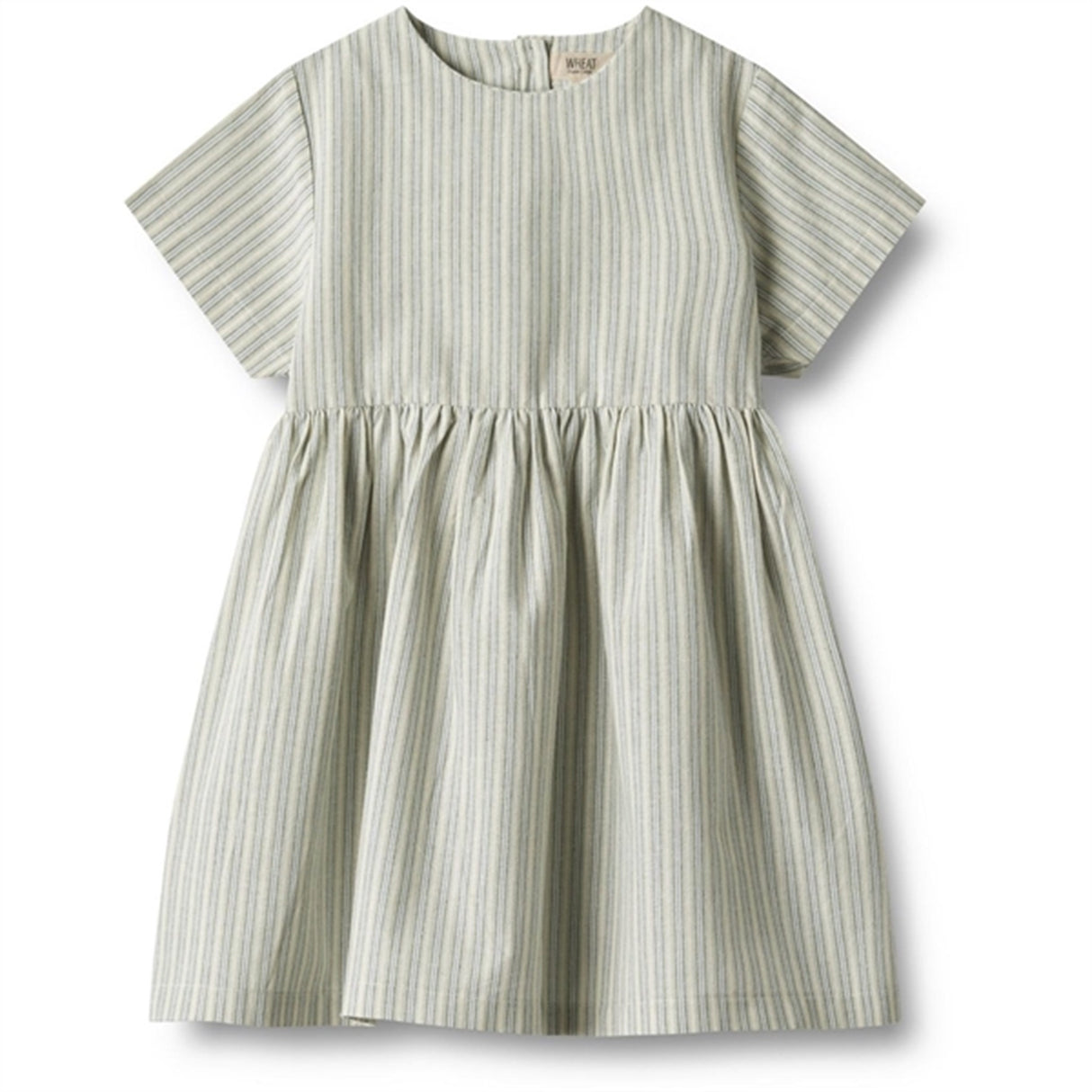 Wheat Aquablue Stripe Dress Esmaralda