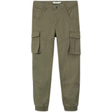 Name it Deep Lichen Green Ryan Cargo Twill Pants Noos