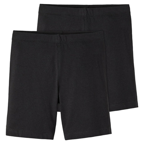 Name it Black Vivian Solid Korte Leggings Shorts 2-pack Noos