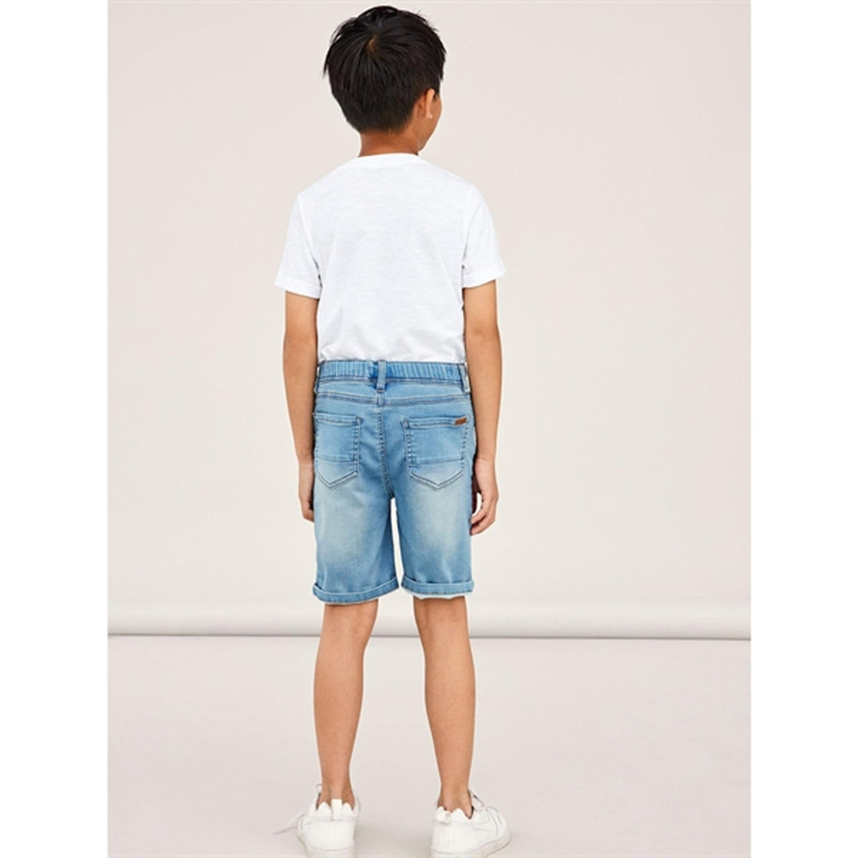 Name it Light Blue Denim Ryan Jogger Denim Shorts Noos 3