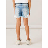 Name it Medium Blue Denim Salli Slim Denim Shorts Noos 3