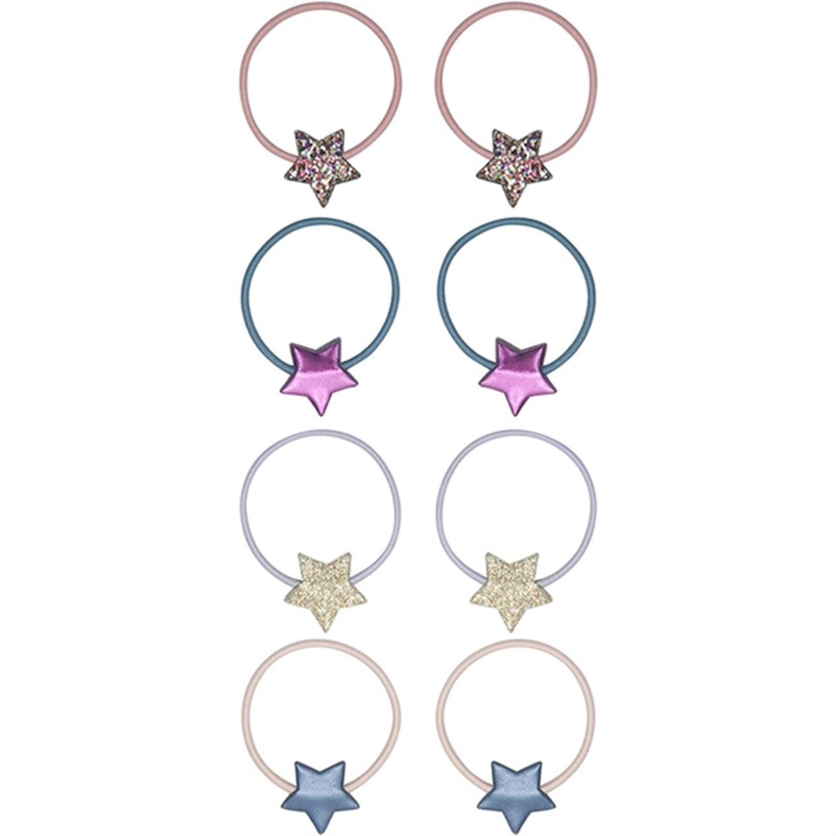 Mimi & Lula 8 Hair Ties Mini Star Ziggy