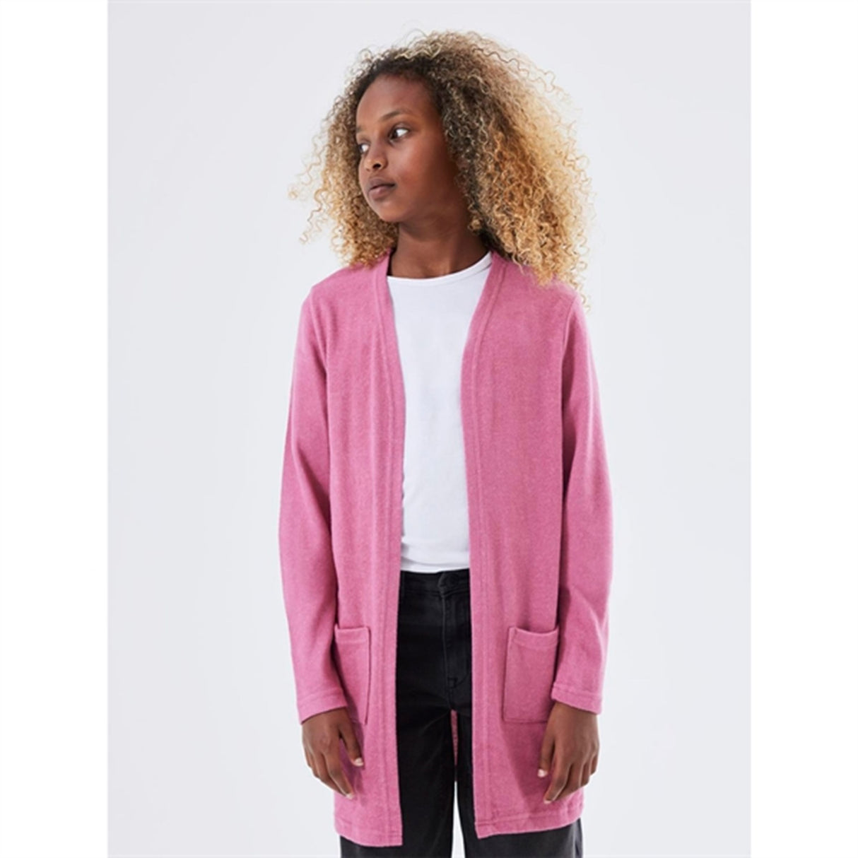 Name it Rose Wine Victi Knit Cardigan Noos