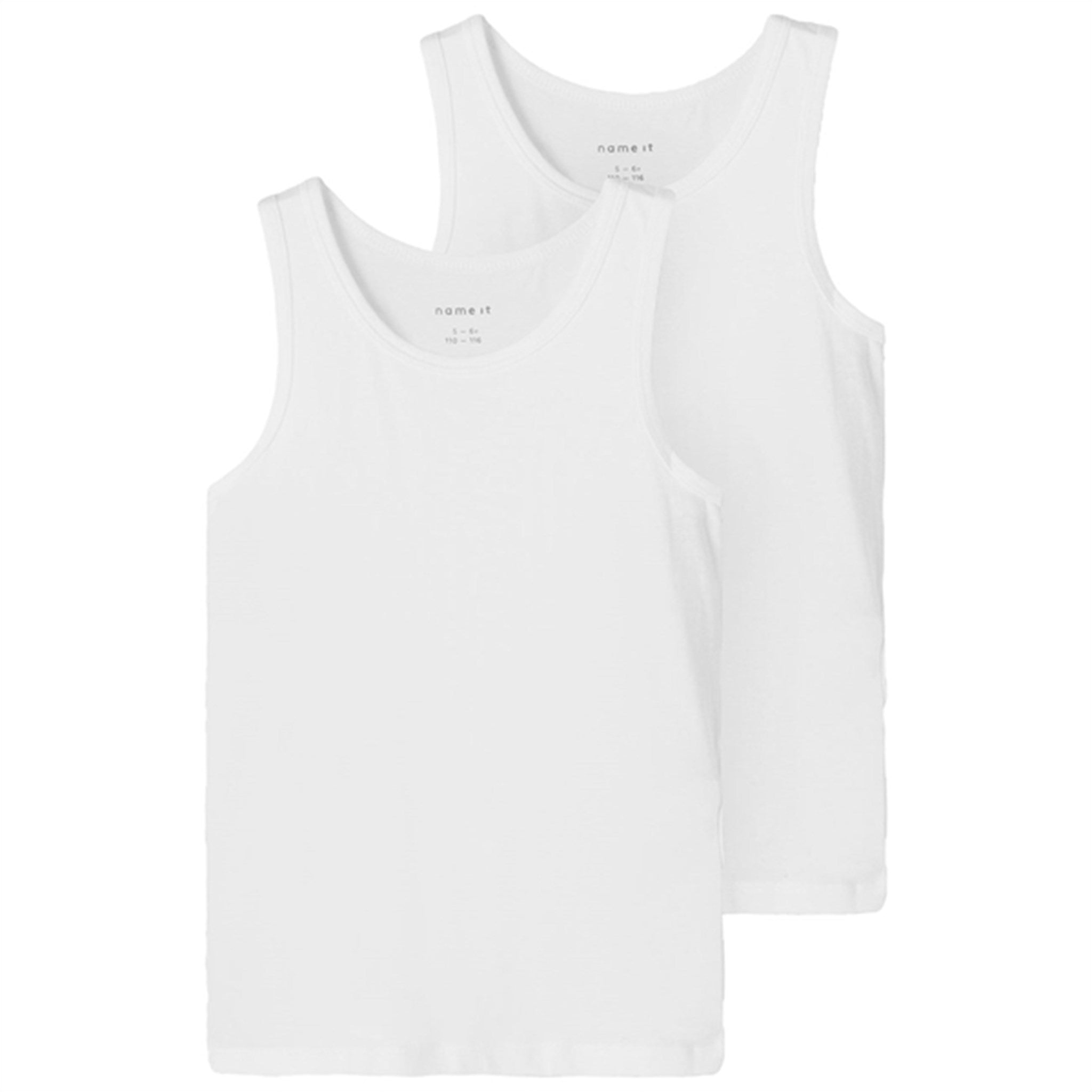 Name it Bright White 2-Pack Tank Top Noos