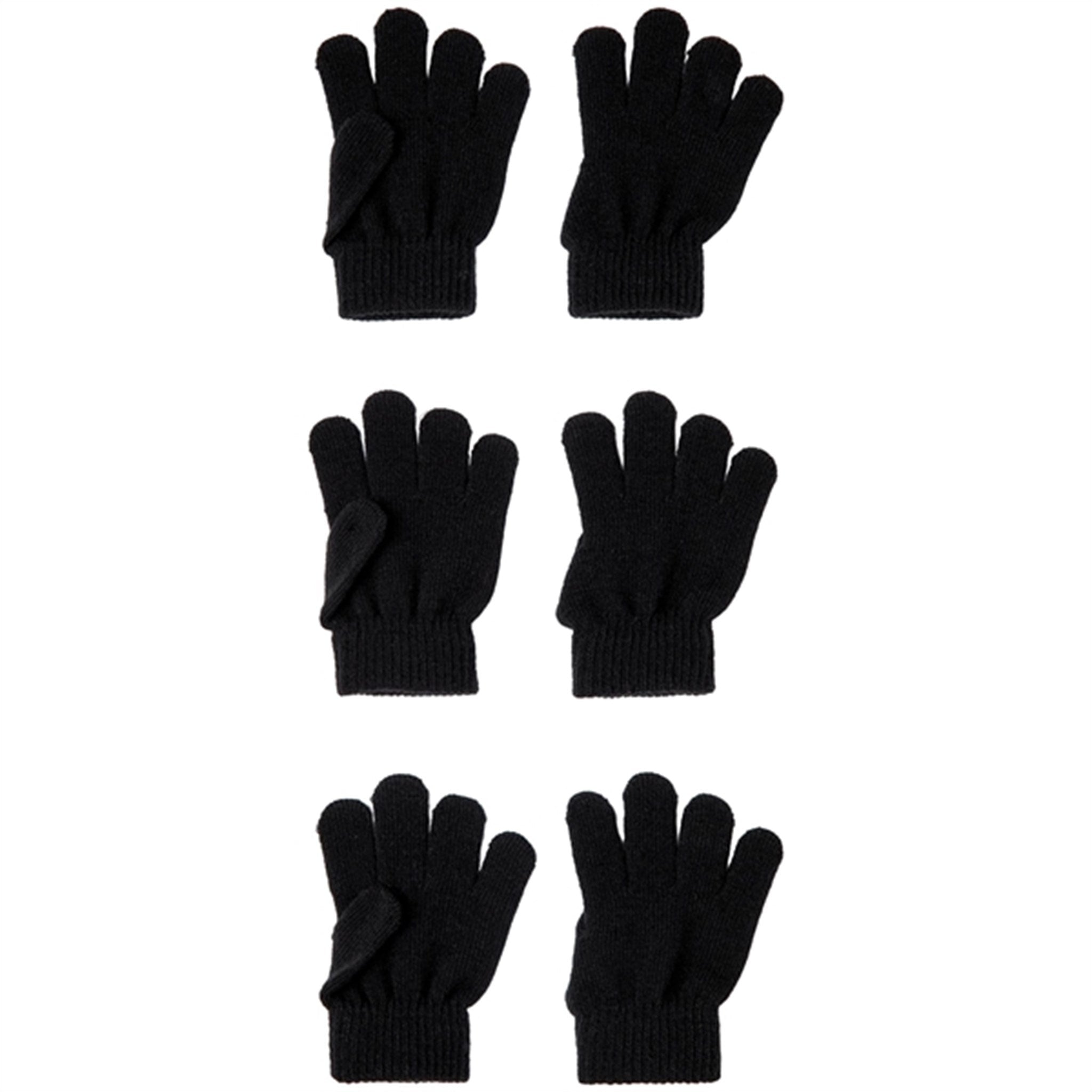 Name it Black Gloves Magic 3-pack Noos