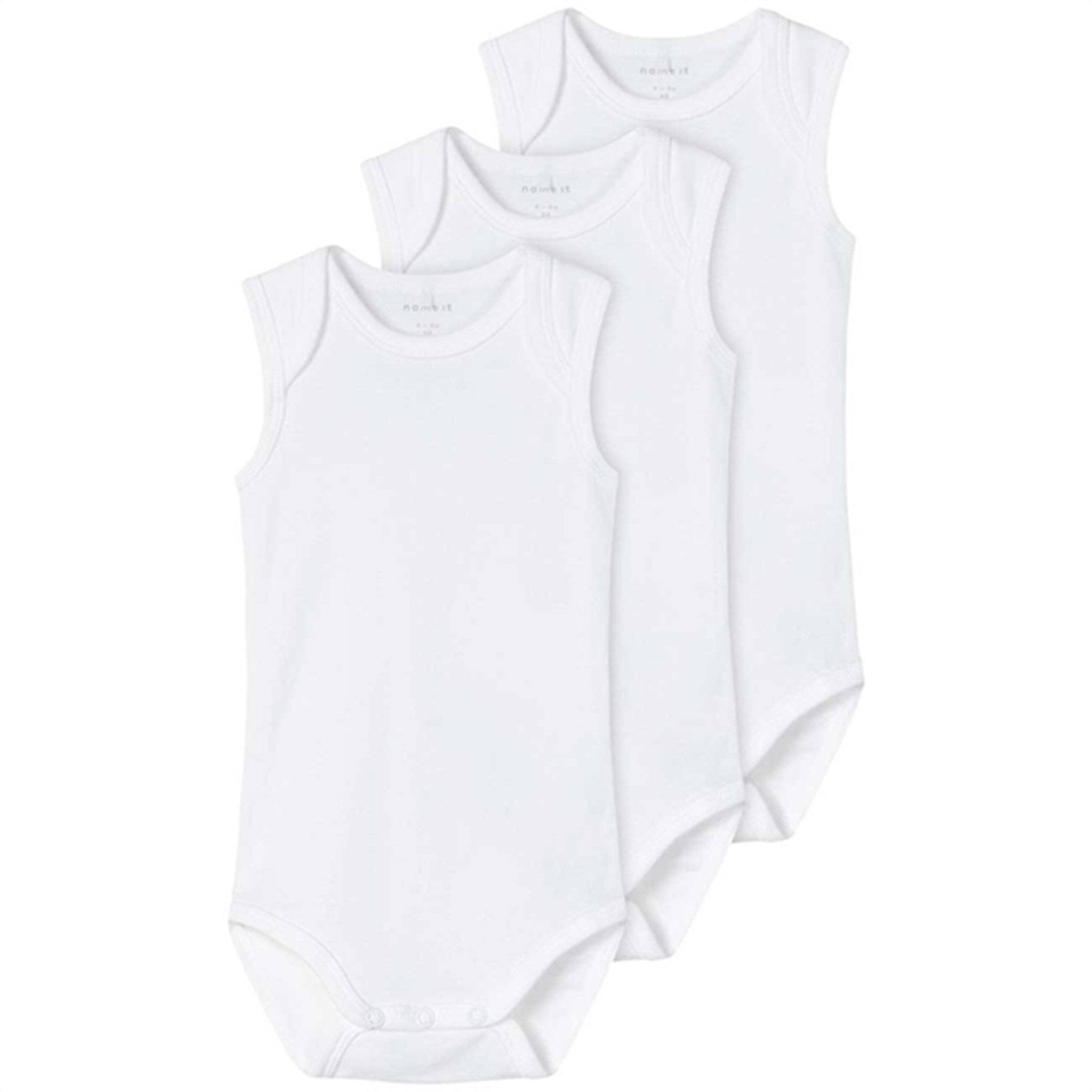 Name it Bright White Tank Solid Noos Body 3-Pack