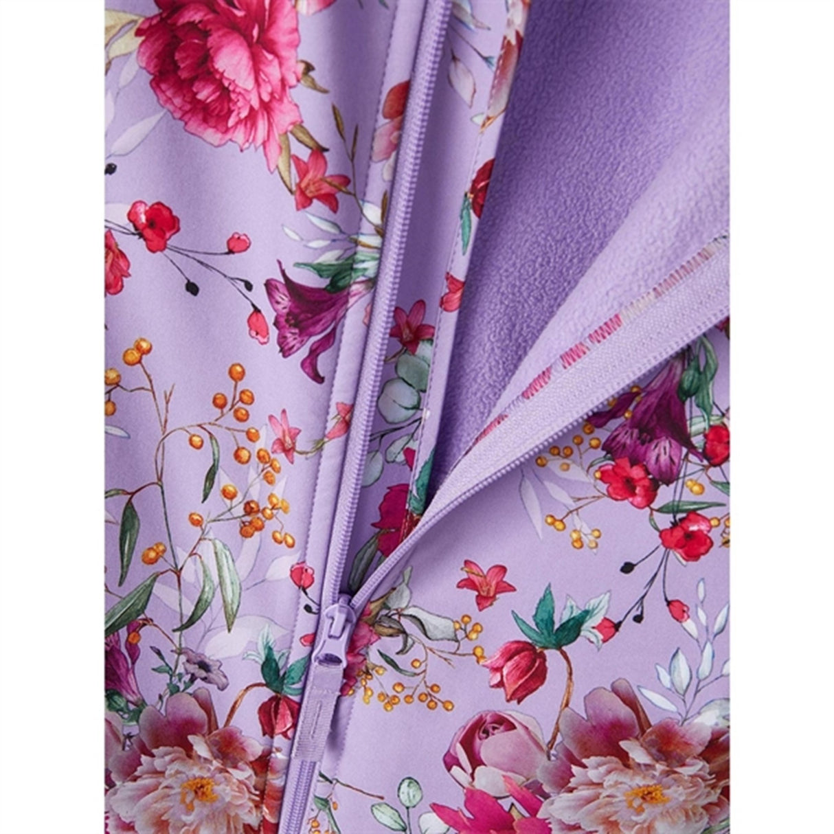 Name it Sand Verbena Alfa Softshell Suit Floral Noos