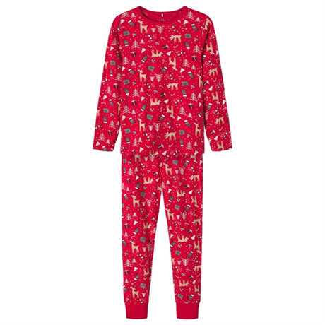Name it Jester Red Vismas Jule Nightset