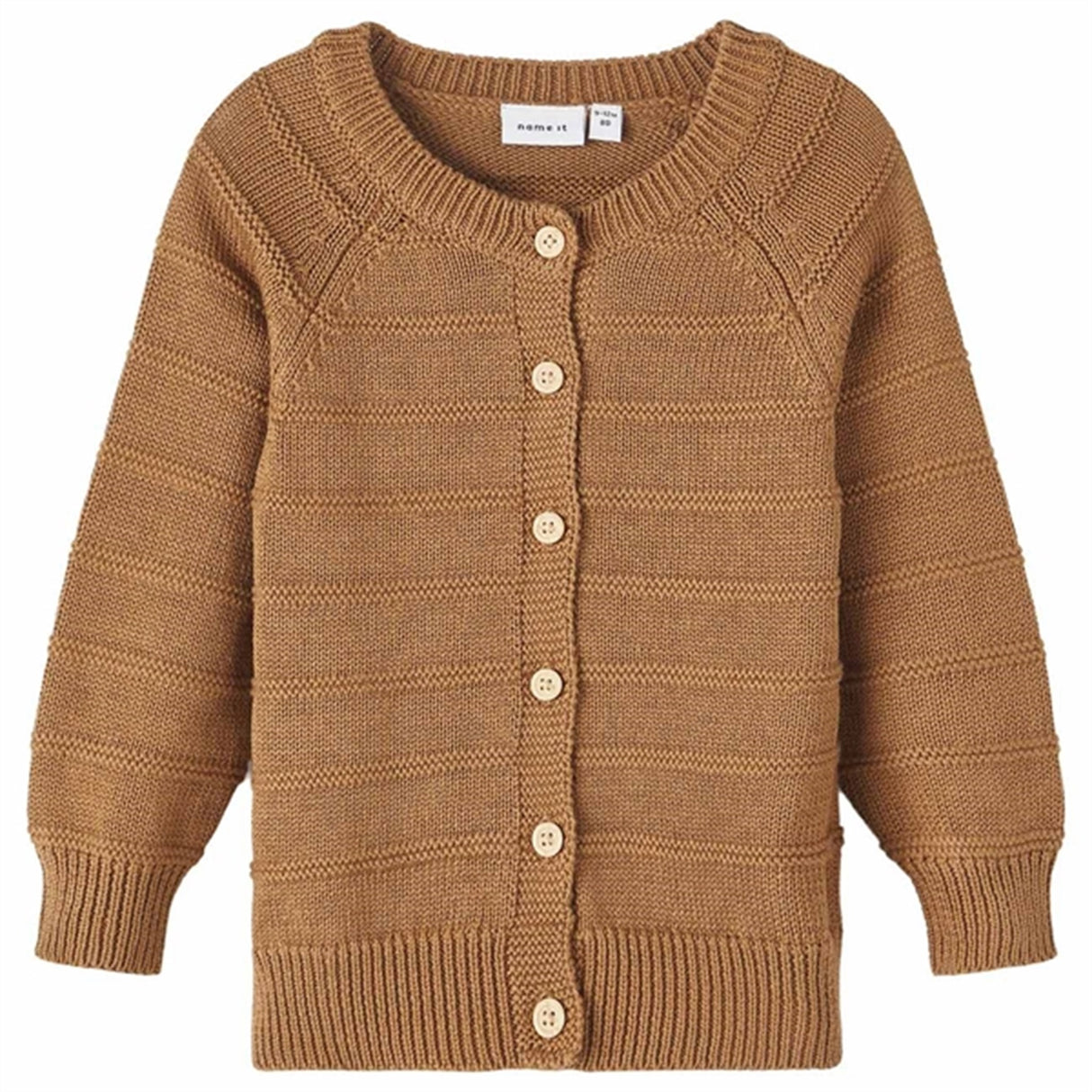 Name it Toasted Coconut Bolan Knit Cardigan