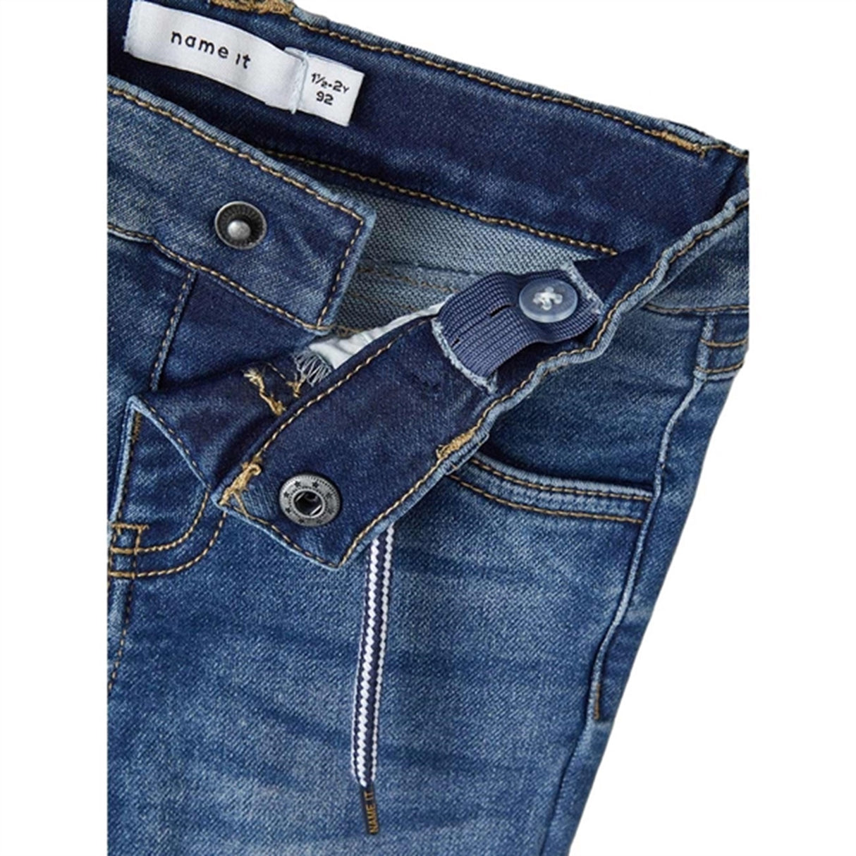 Name it Dark Blue Denim Silas Slim Jeans