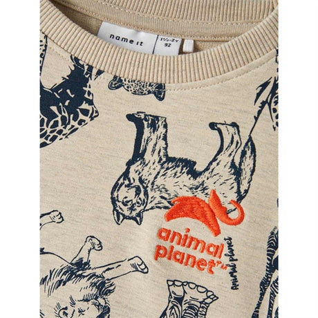 Name it Peyote Melange Jec Animal Planet Sweatshirt