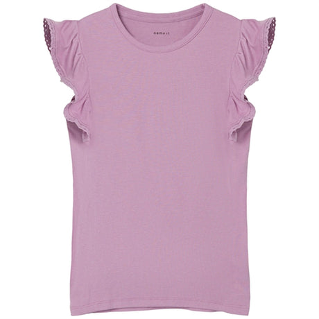 Name it Smoky Grape Julia Top