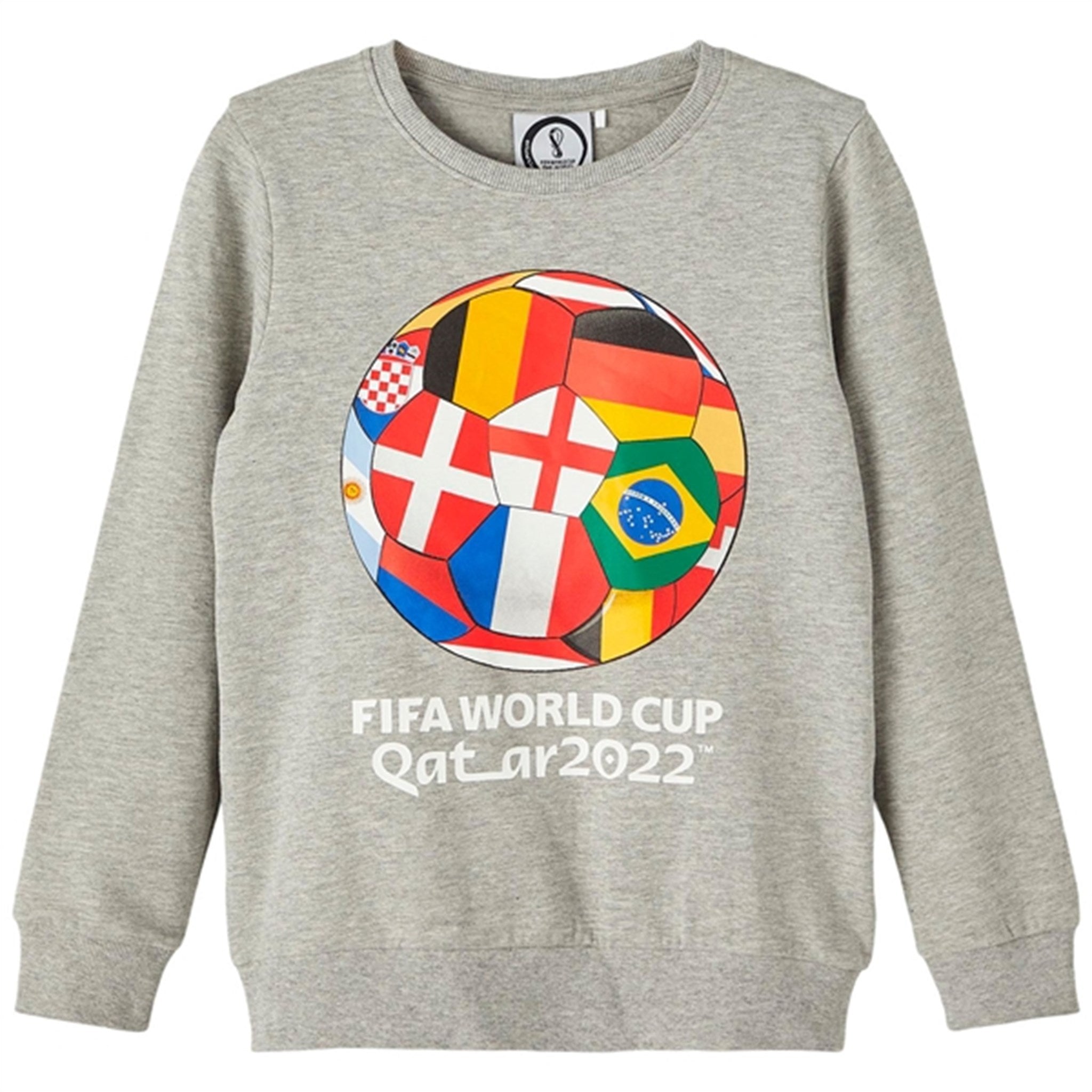 Name it Grey Melange Amuras FIFA World Cup 2022 Sweatshirt