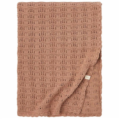 Lil'Atelier Mocha Mousse Dova Knit Blanket