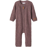 Name it Peppercorn Wrilla Wool Knit Onesie