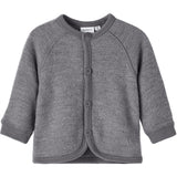 Name it Silver Filigree Wmino Wool Cardigan