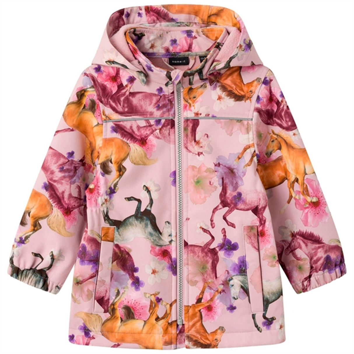 Name it Keepsake Lilac Alfa Softshell Jacket Horse