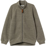 Name it Vetiver Wmino Wool Brushed Cardigan