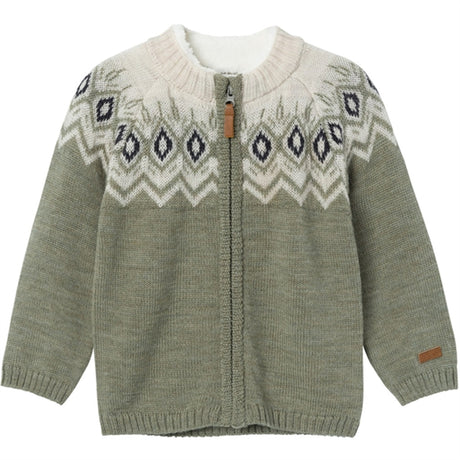 Name it Vetiver Wriss Wool Knit Cardigan