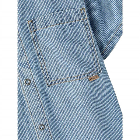 Name it Light Blue Denim Stripe Denim Shirt 2