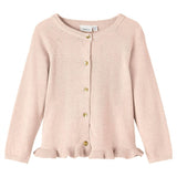 Name it Créme De Pêche Fenise Knit Cardigan