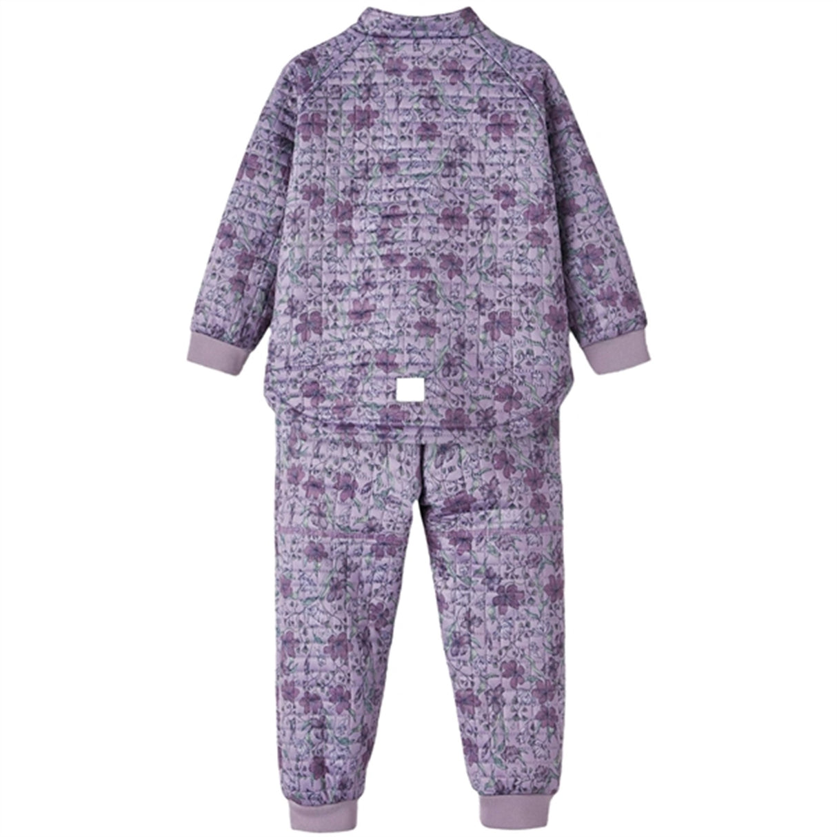 Name it Lavender Gray Moon Quilted Set Flower World 2