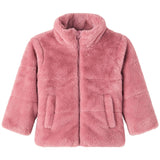 Name it Wistful Mauve Mosa Fake Fur Jacket