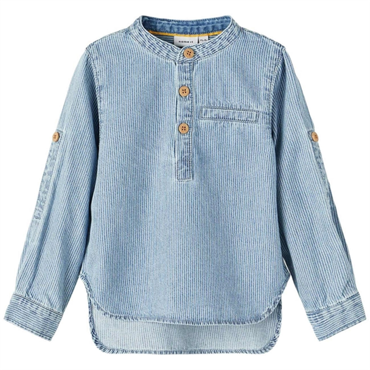 Name it Light Blue Denim Stripe Denim Shirt