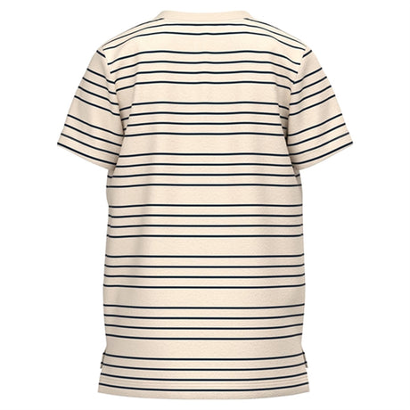 Name it Whitecap Gray Dark Sapphire Stripes Voby T-Shirt 2