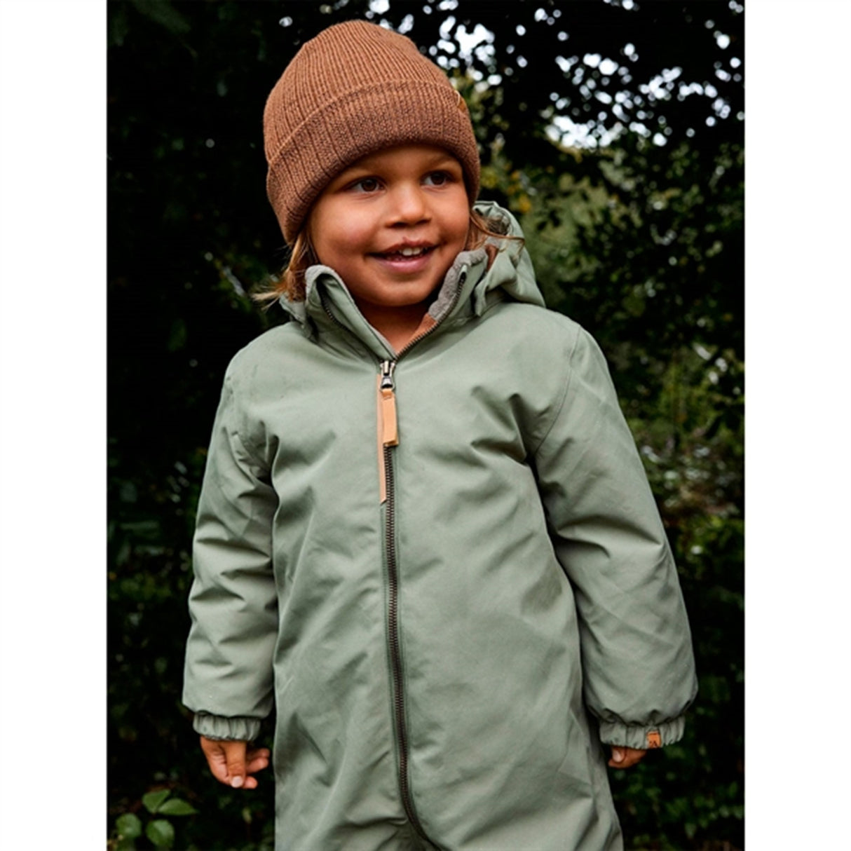 Lil'Atelier Oil Green Lasnow Snowsuit 2