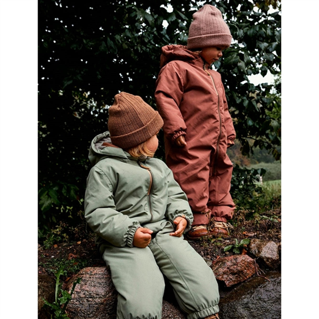 Lil'Atelier Oil Green Lasnow Snowsuit 3