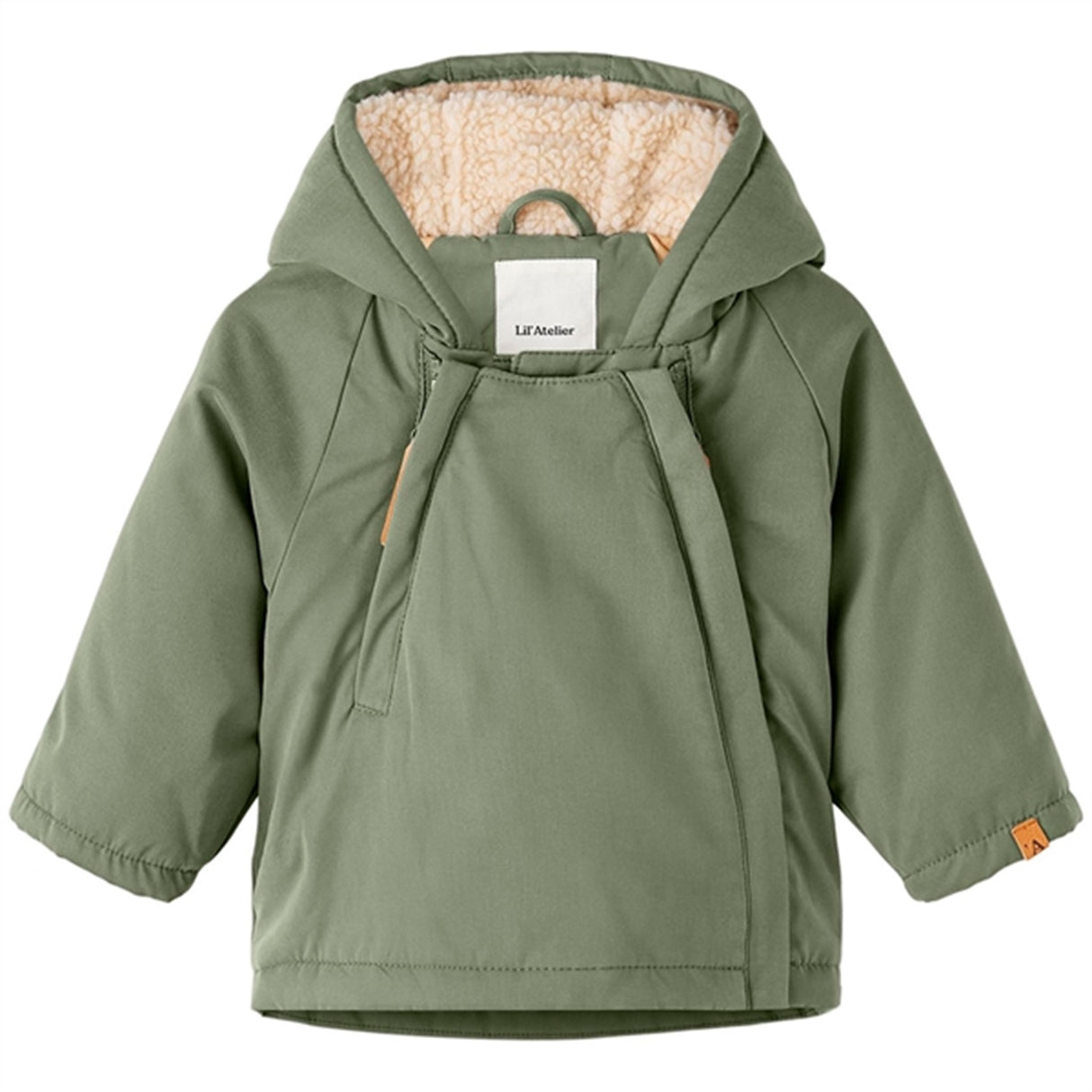 Lil'Atelier Oil Green Golan Loose Jacket