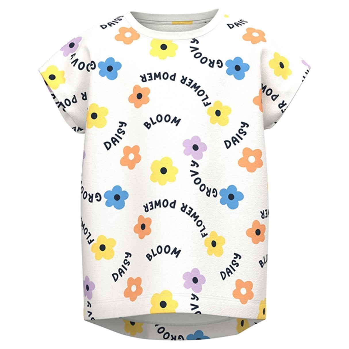 Name it White Alyssum Bloom AOP Vigga T-Shirt