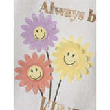 Name it Bright White Farna Happy T-Shirt 4