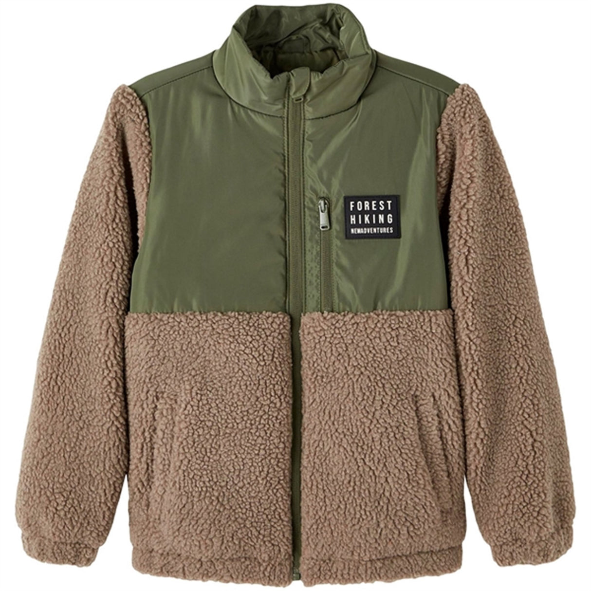 Name it Weathered Teak Mikarlo Teddy Jacket