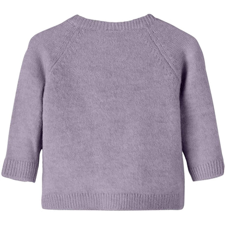 Name it Lavender Gray Lorina Knit Cardigan 2