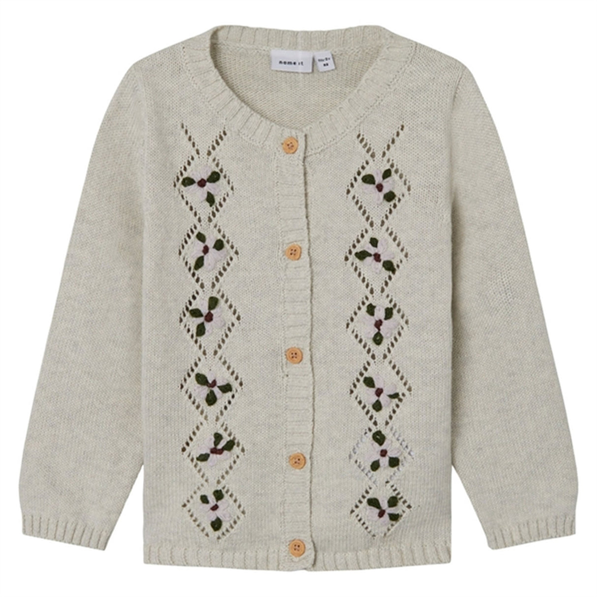 Name it Peyote Melange Kihelle Knit Cardigan