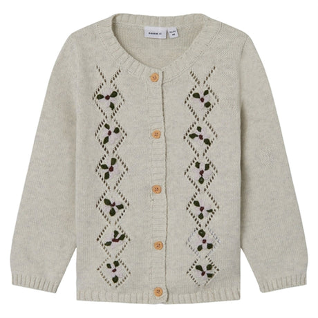 Name it Peyote Melange Kihelle Knit Cardigan