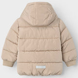 Name it Weathered Teak Music Puffer Jacket 2